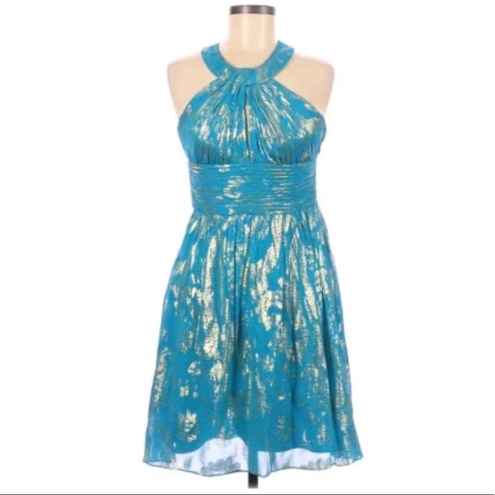 Aidan Mattox silk cocktail dress - size 2 (EUC)